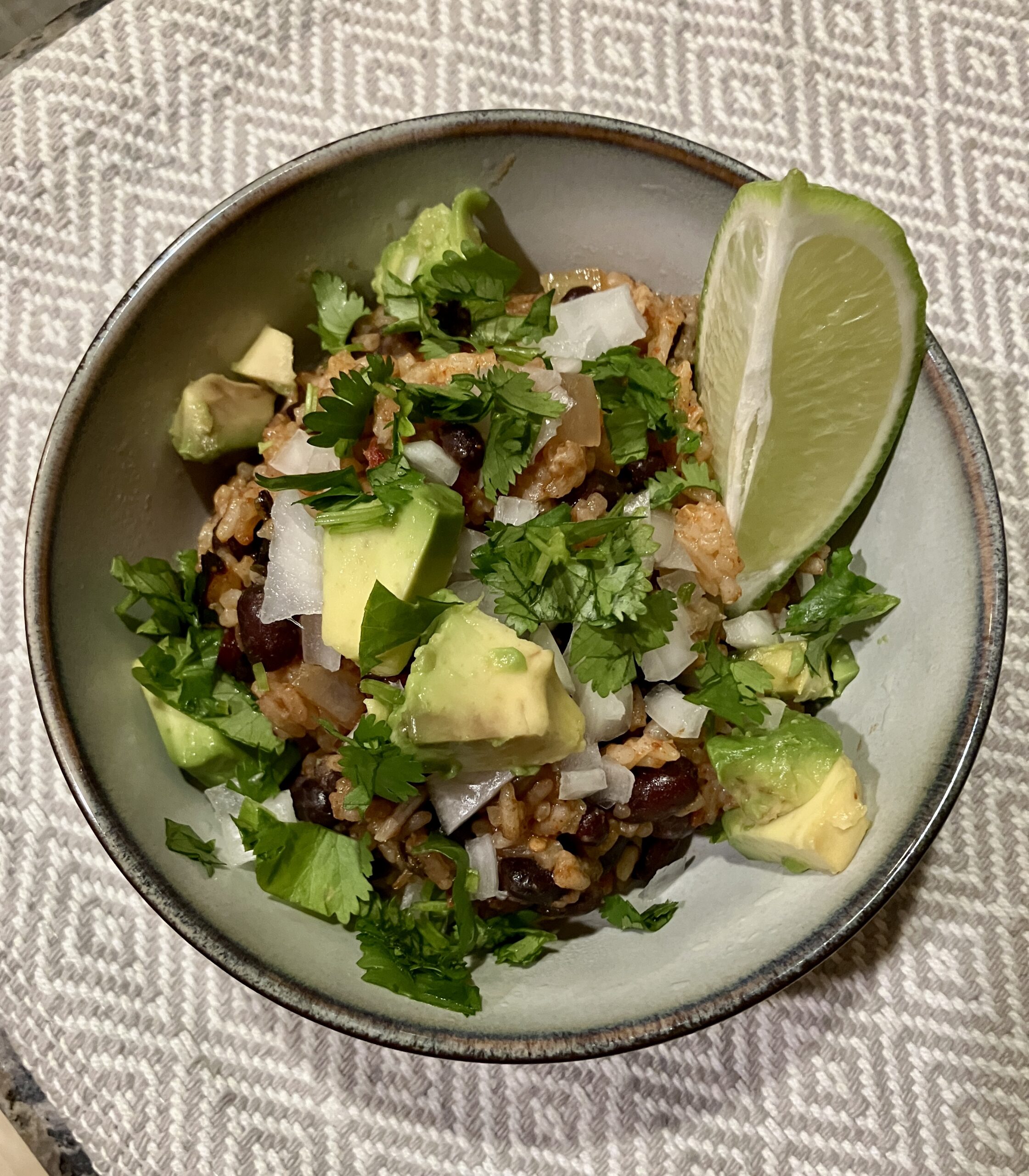 hands-off tomato rice & beans